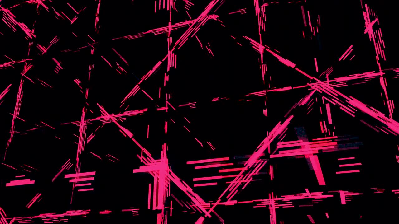 Moving Neon Pink Lines - Stock Motion Graphics | Motion Array