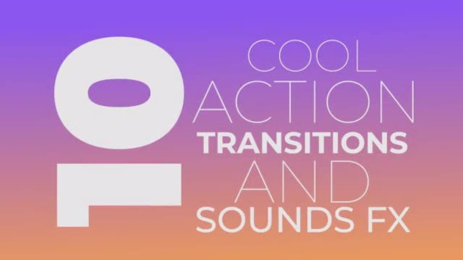 Cool Action Transitions - Premiere Pro Templates | Motion  