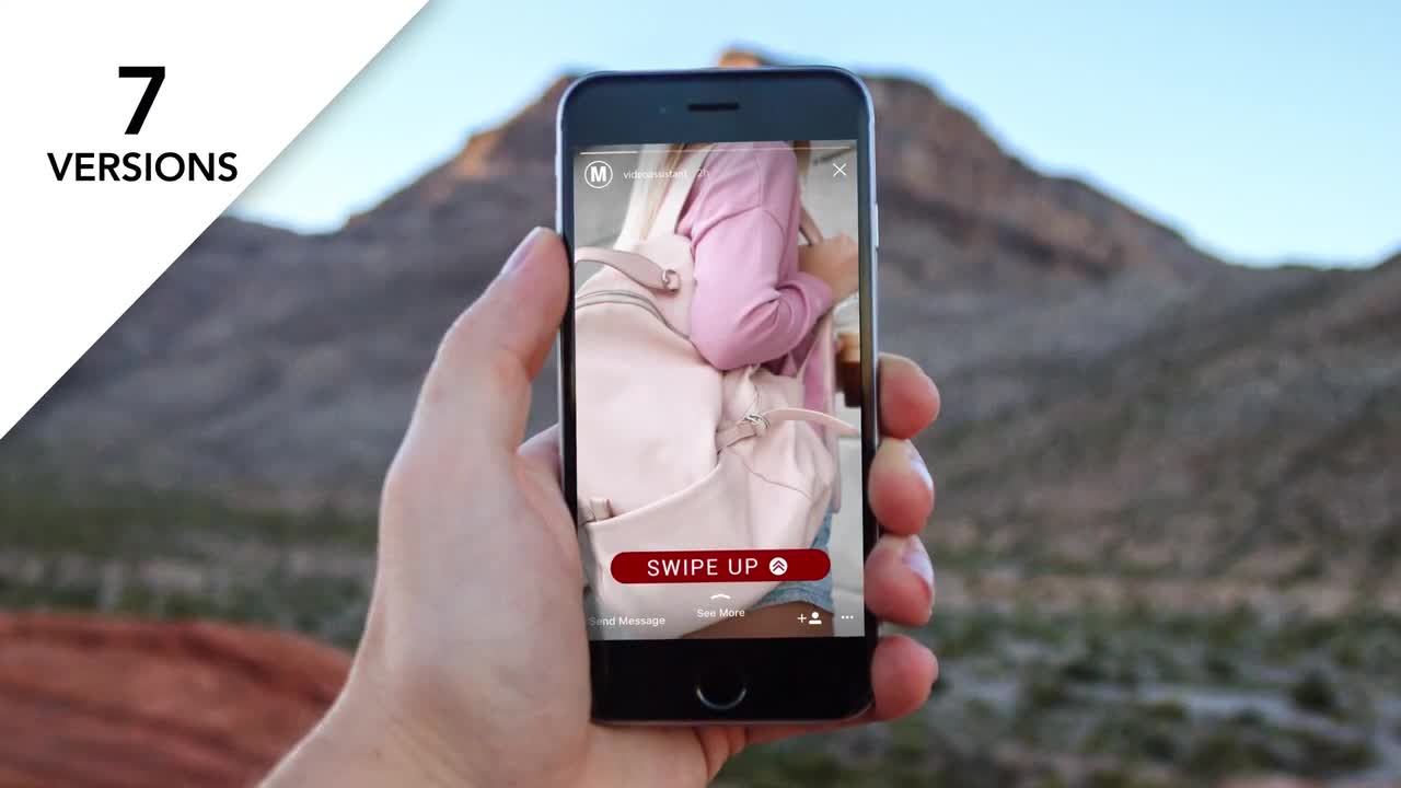 Instagram Swipe Up Stories 2 After Effects Templates Motion Array