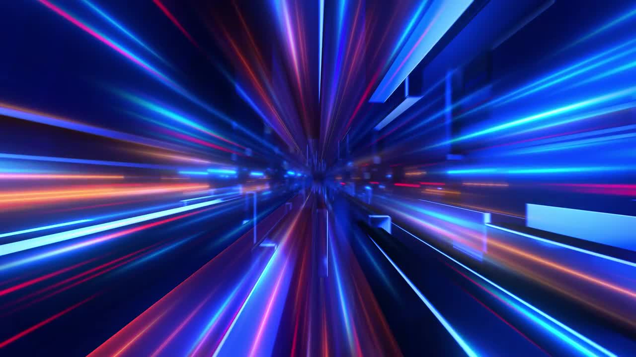 Fast Light Trails Background - Stock Motion Graphics | Motion Array