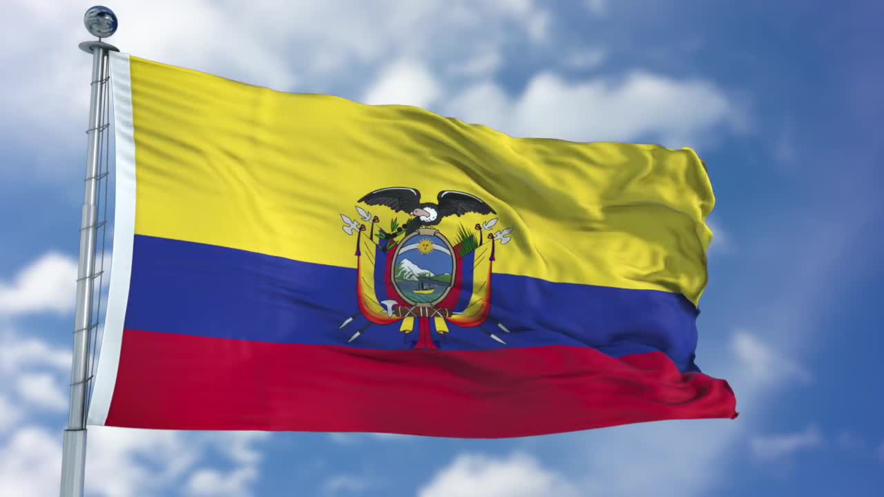 Ecuador Flag Animation - Stock Motion Graphics | Motion Array