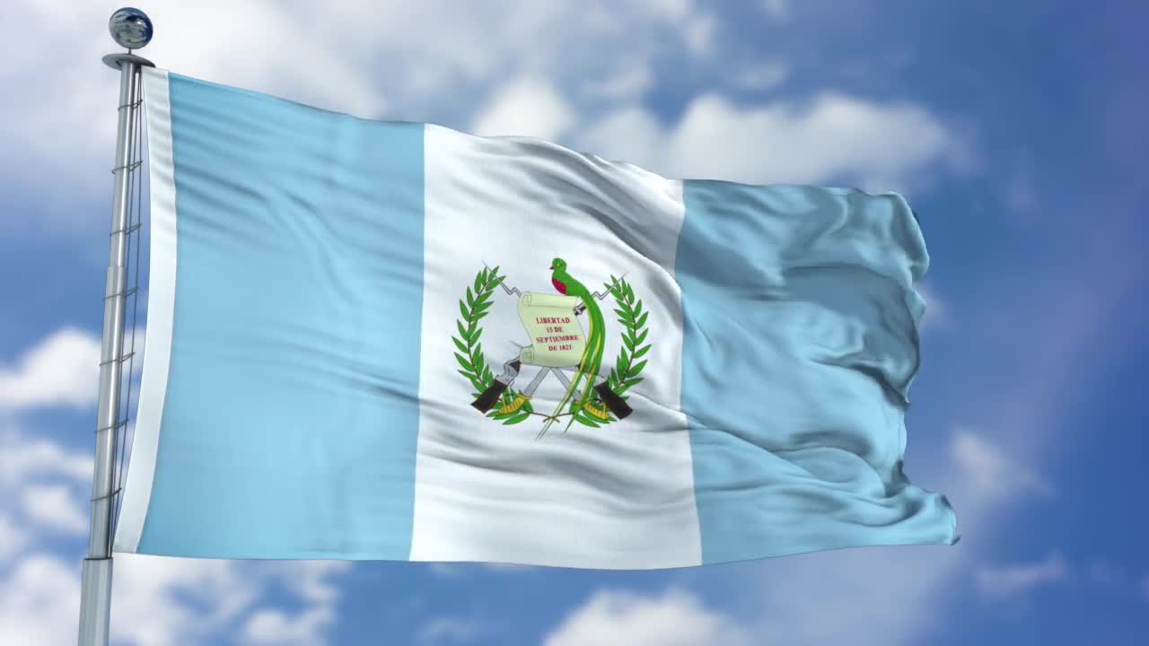 Guatemala Flag Animation Stock Motion Graphics Motion Guatemala Flag Animation Stock Motion Graphics Motion