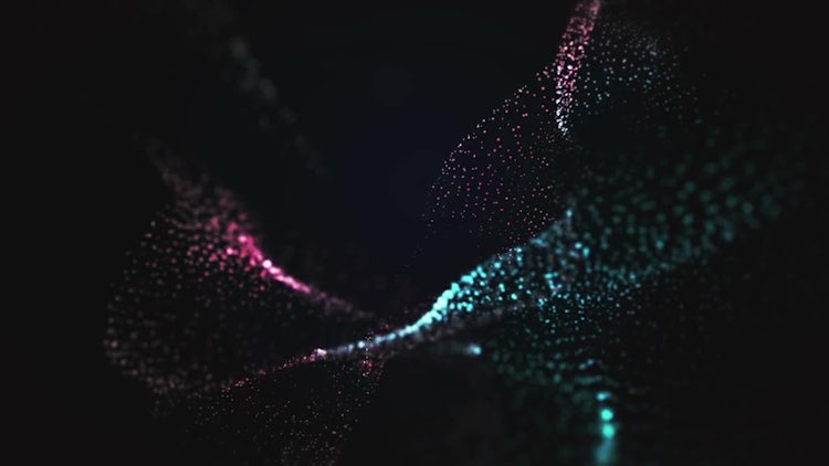 Organic Wave Alien Background: Stock Motion Graphics