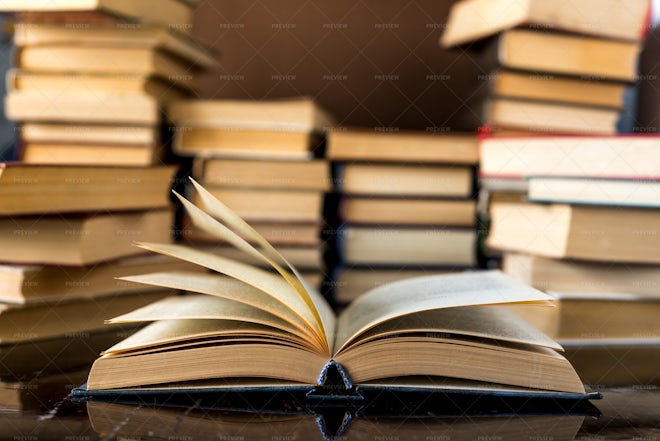 Stack Of Books Stock Photos Motion Array
