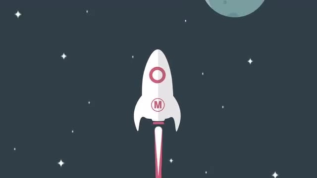 Minimal Rocket Logo: After Effects Templates