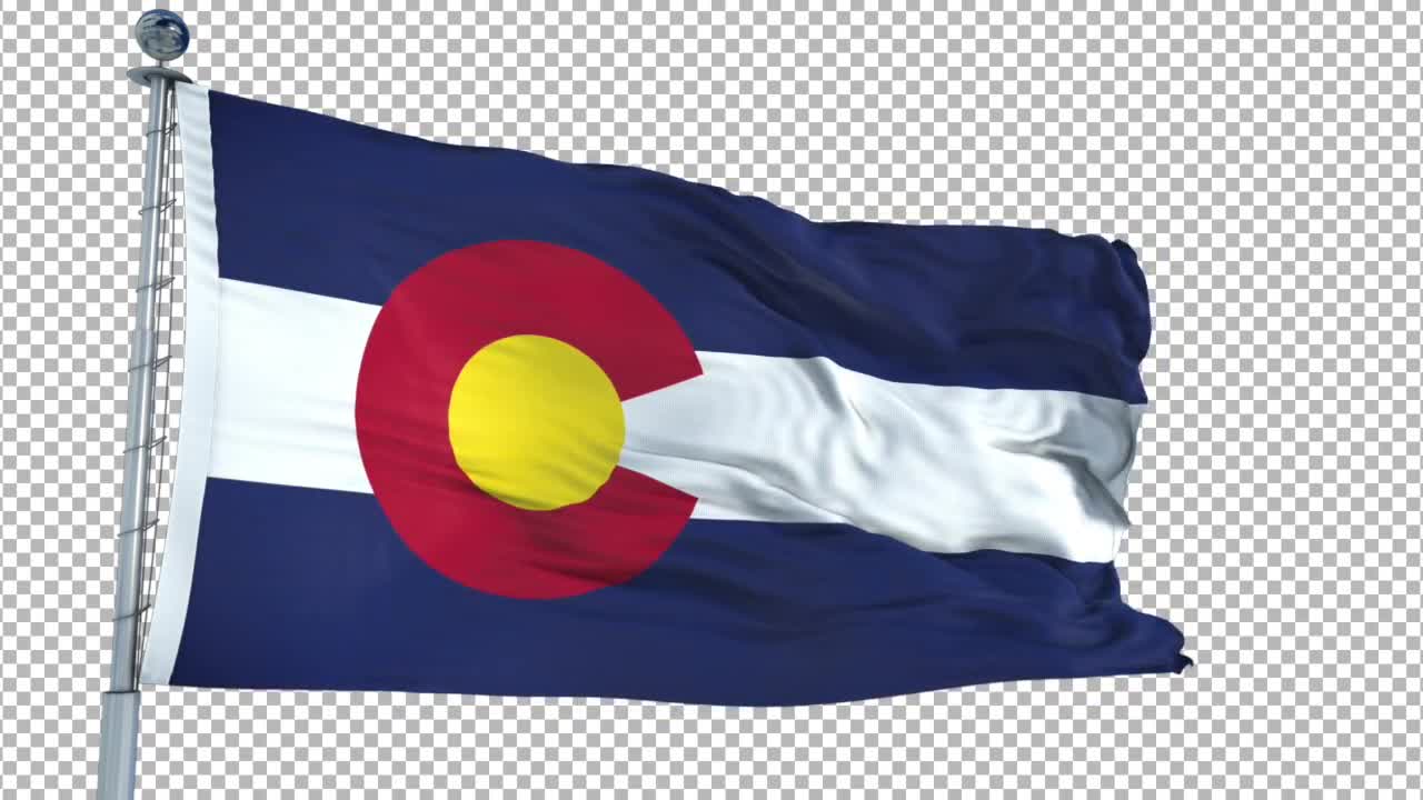 Colorado Flag Animation Stock Motion Graphics Motion Array