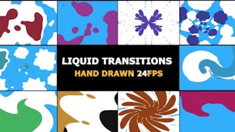 2D FX Liquid Transitions: Motion Graphics