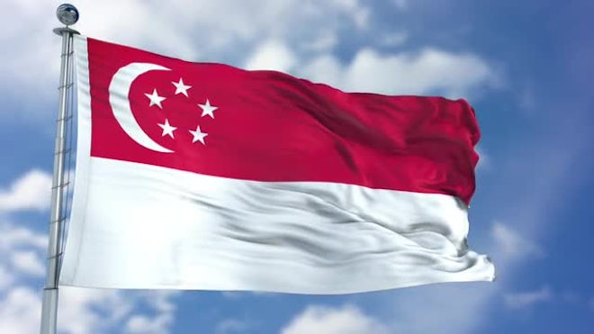 Singapore Flag Animation - Stock Motion Graphics | Motion Array