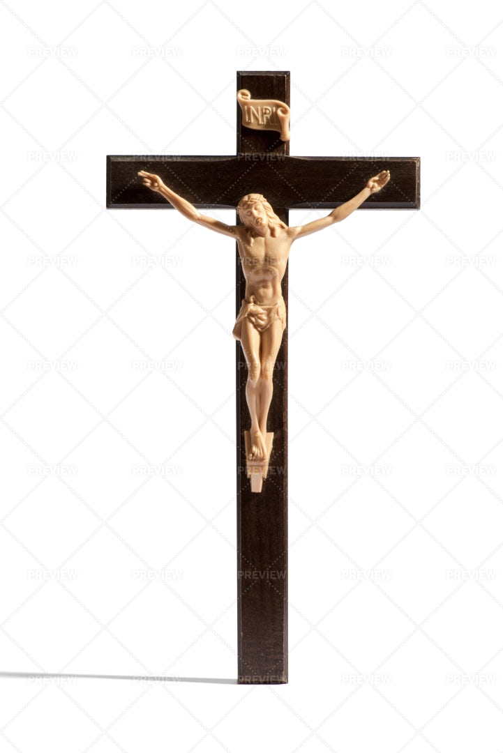 Crucified Christ On Cross: Stock Photos