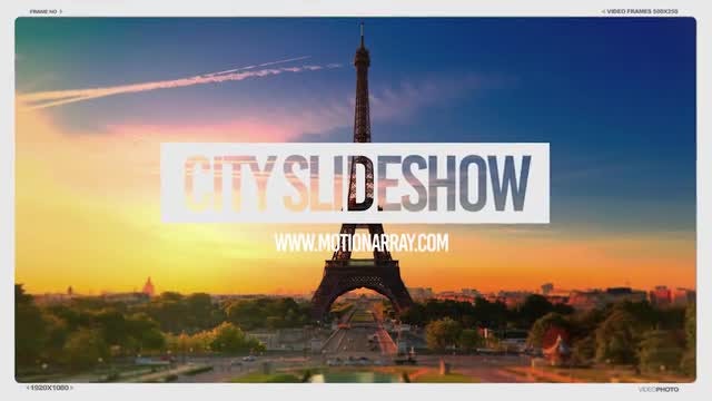 City Slideshow: After Effects Templates