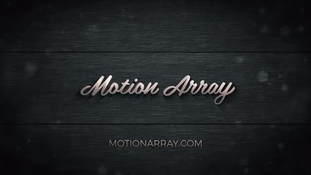 Metal And Wood Epic Logo: After Effects Templates