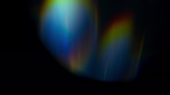 Omringd Luidspreker zuur Glowing Rainbow Flares - Stock Video | Motion Array