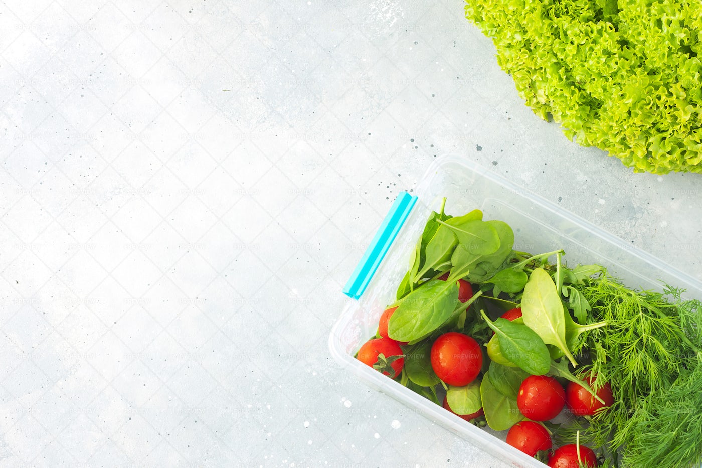 Greens For Salad: Stock Photos