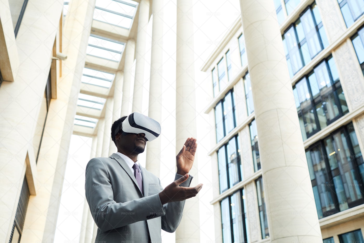 Virtual Reality Game: Stock Photos
