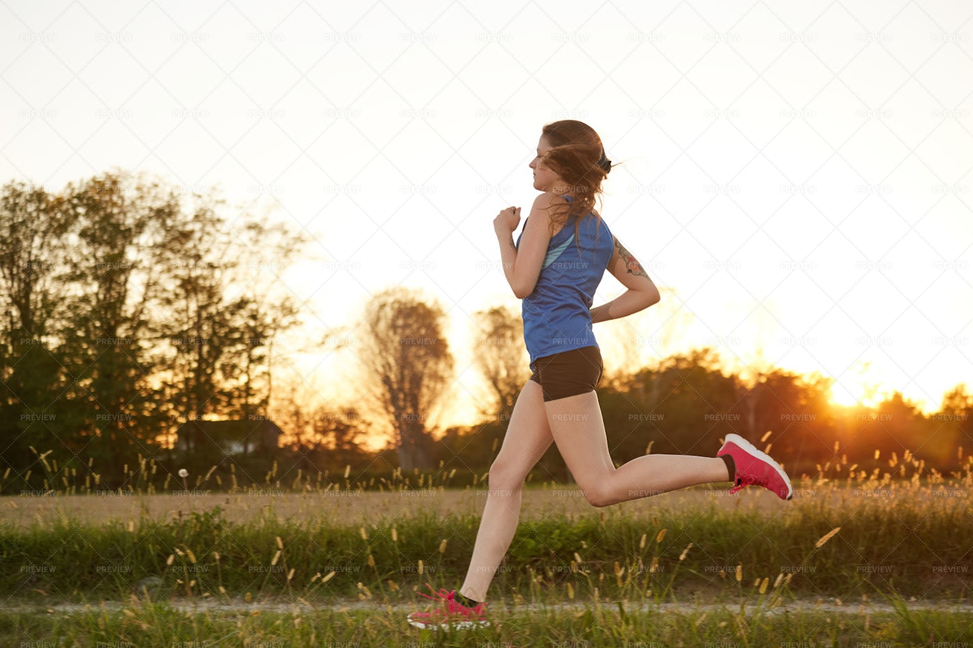 Running Woman - Stock Photos | Motion Array