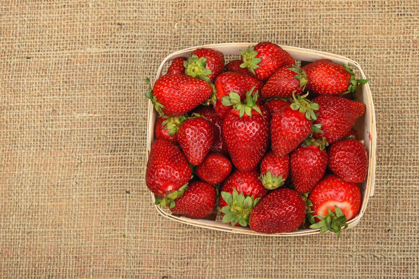 Carton Of Strawberries: Stock Photos