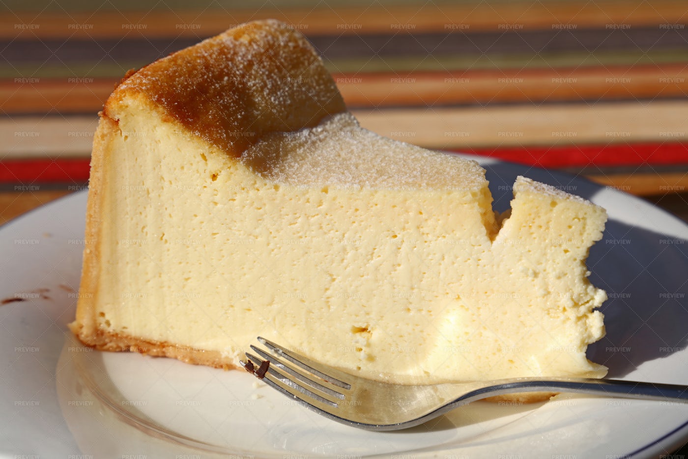 Slice Of Cheesecake: Stock Photos