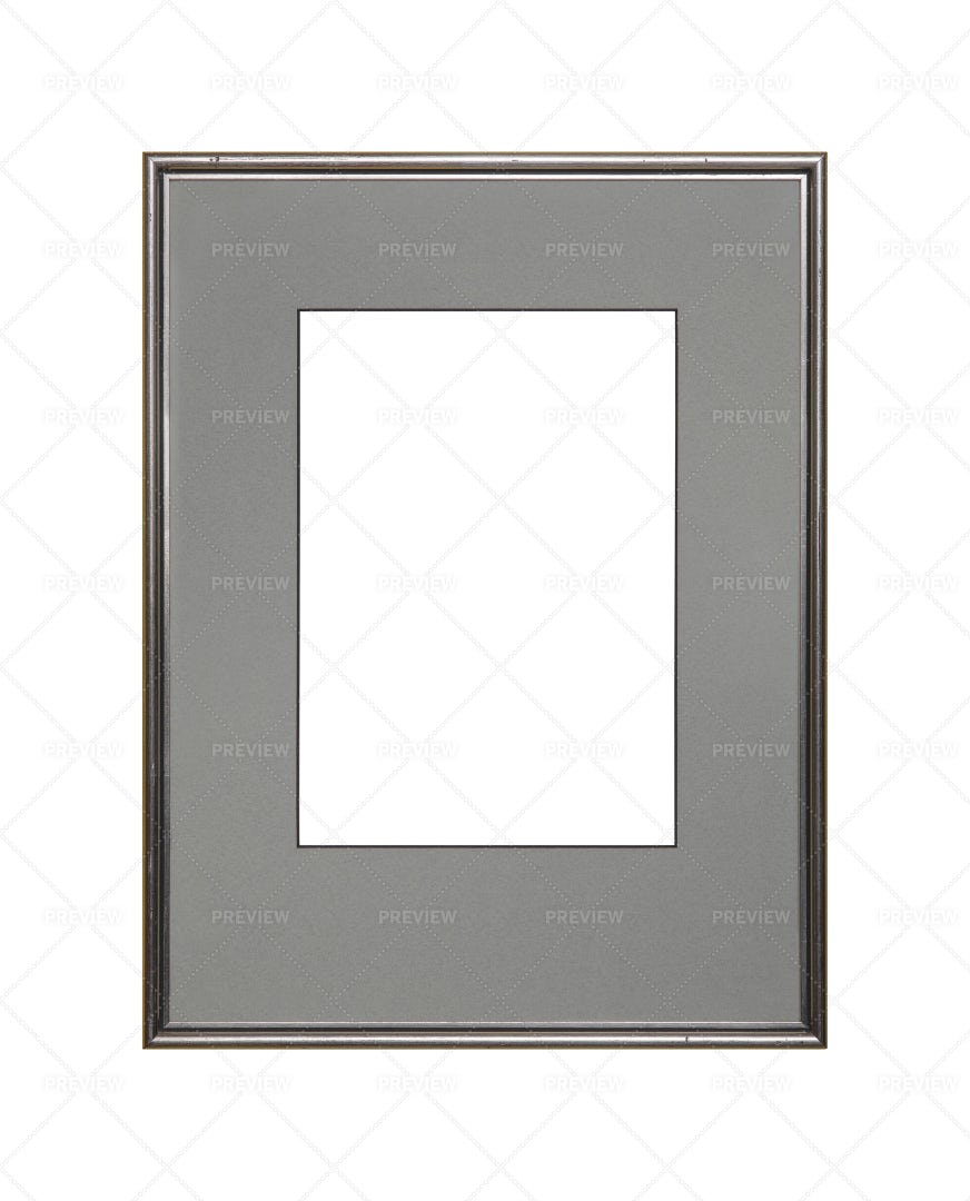 Silver Photo Frame: Stock Photos
