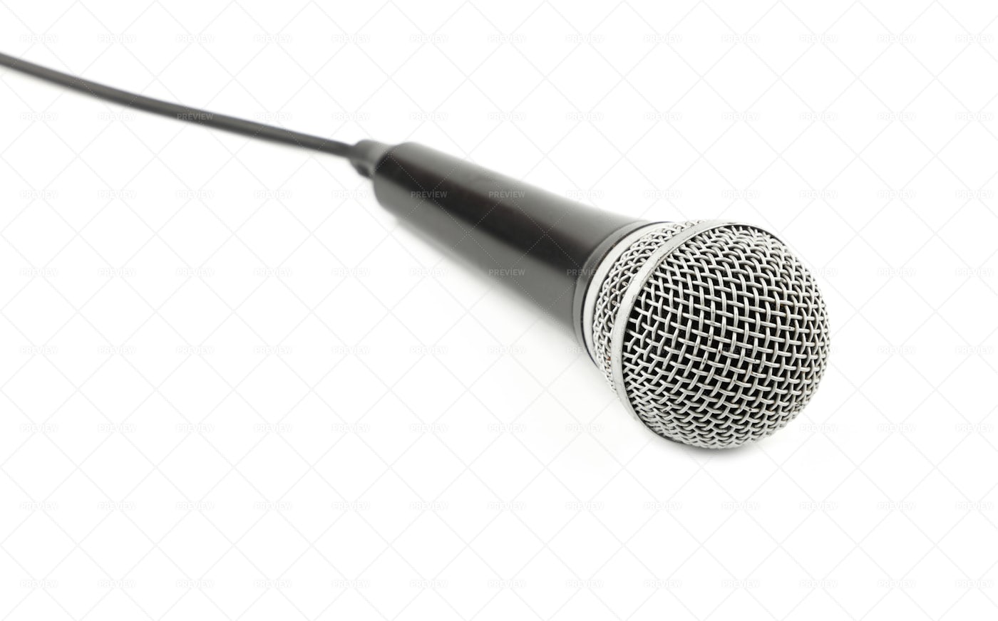 Microphone With Cable: Stock Photos