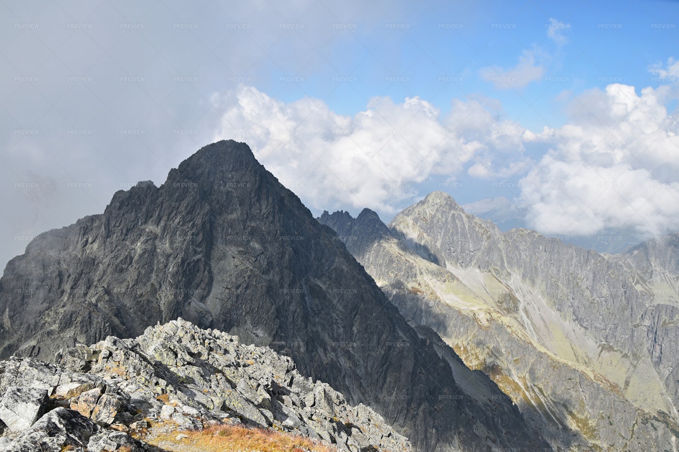 Rocky Mountain Ridge: Stock Photos