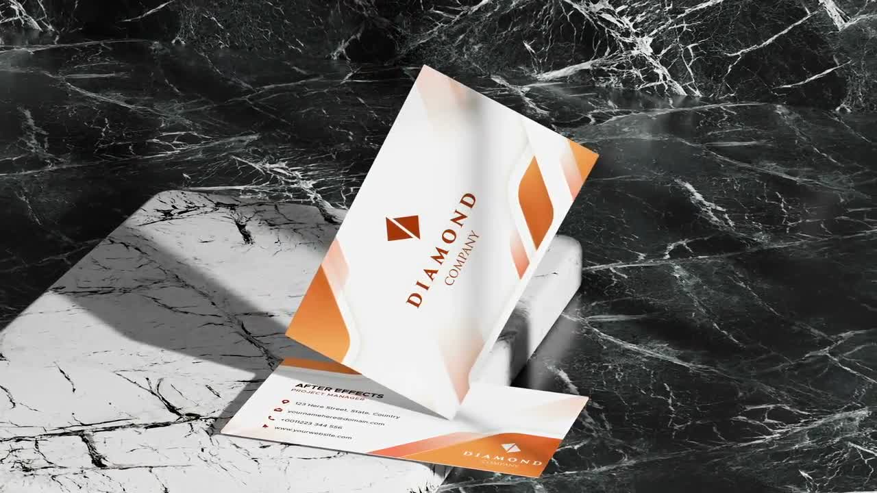 Download Business Card Mockups 4 In 1 - After Effects Templates | Motion Array