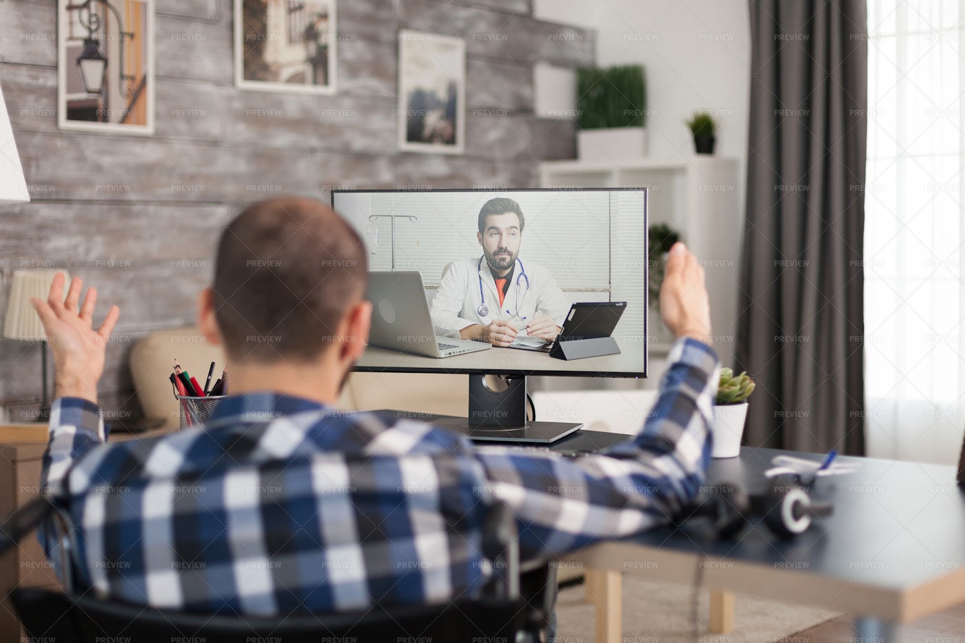 video-call-with-doctor-stock-photos-motion-array