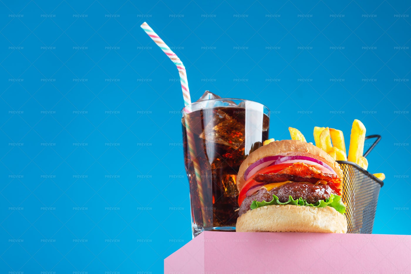 A Fast Food Dinner: Stock Photos
