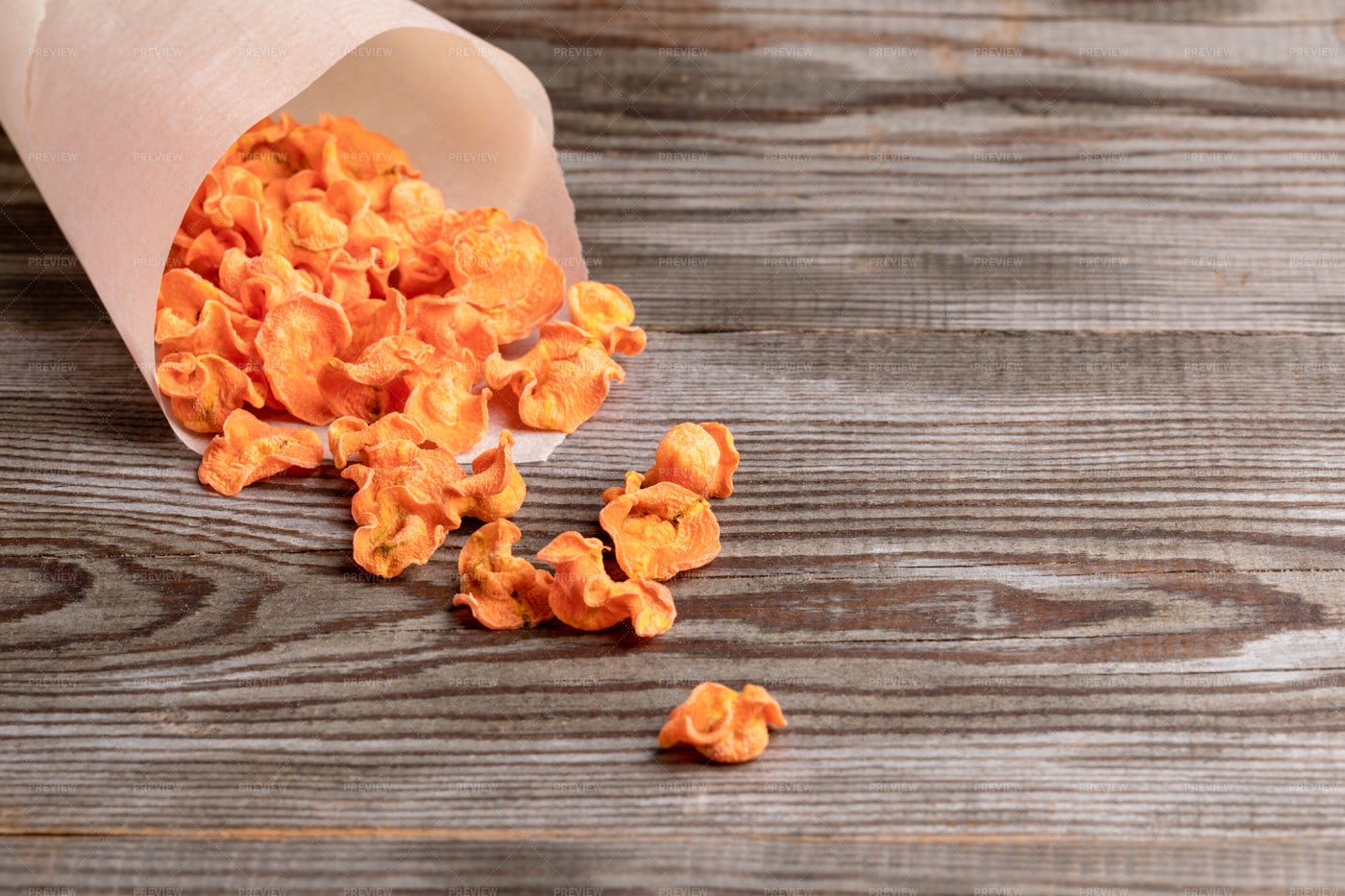 Carrot Chips: Stock Photos