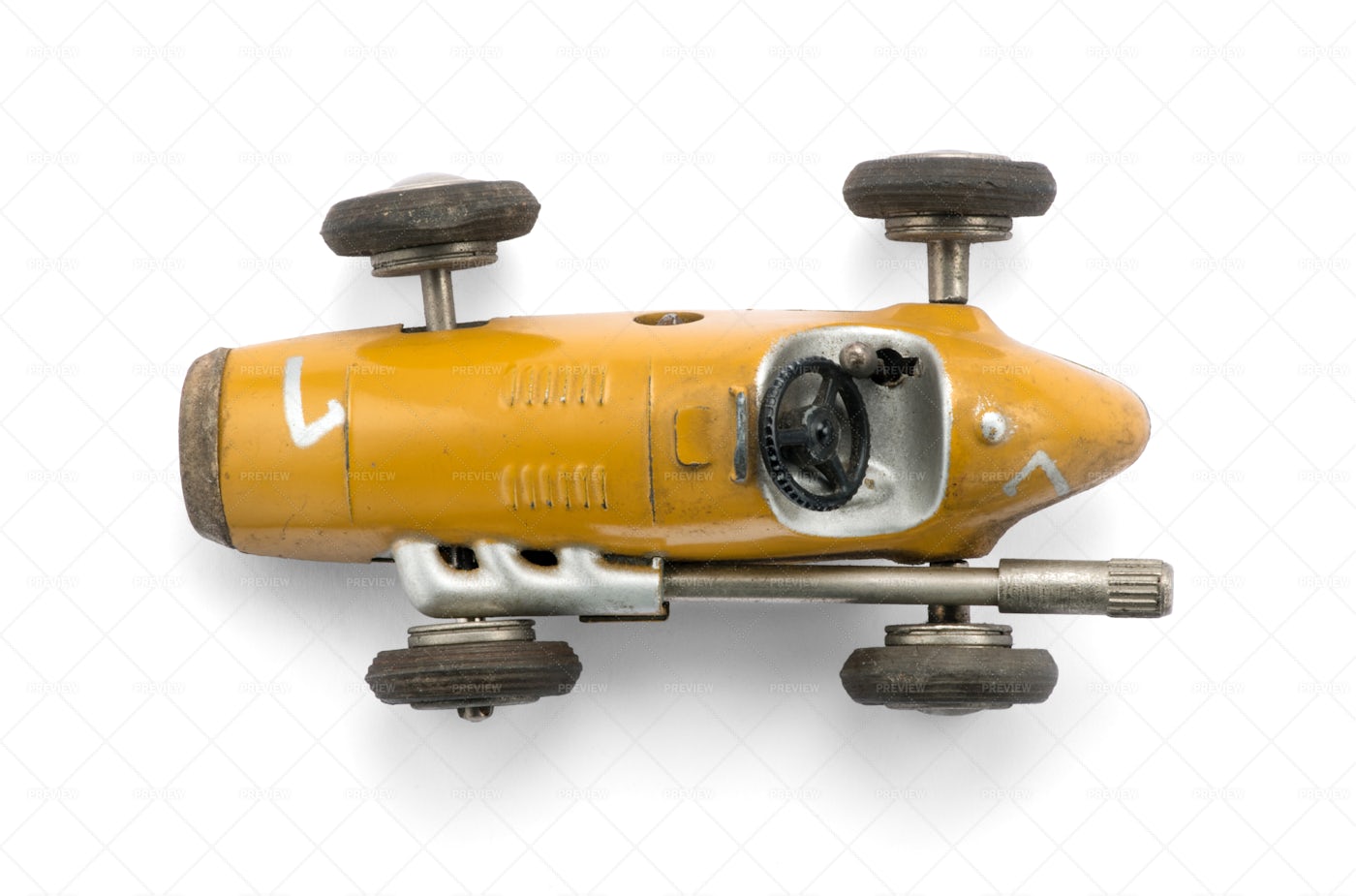 Vintage Toy Racing Car - Stock Photos | Motion Array