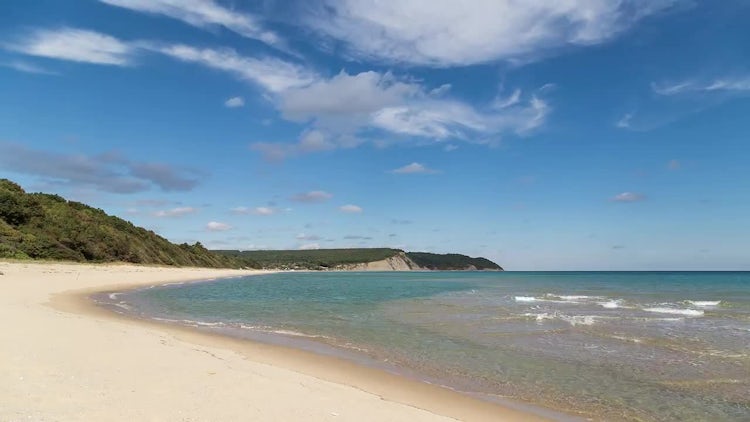 Beautiful Wild Beach : Stock Video