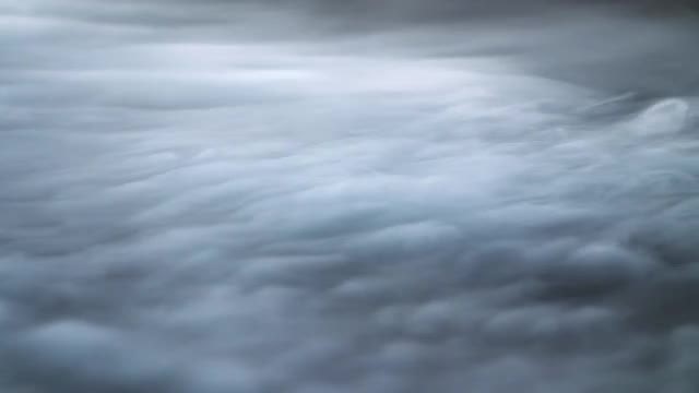 White Clouds Moving Slowly: Stock Video