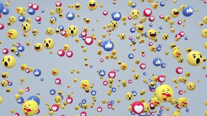 Facebook Live Reactions Stock Motion Graphics Motion Array