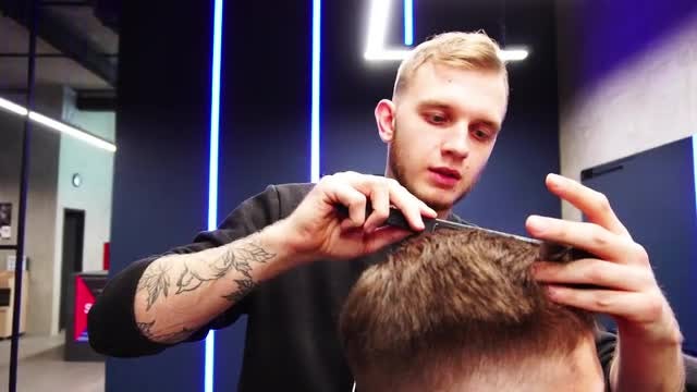 Combing Hair In Slow Motion: Stock Video