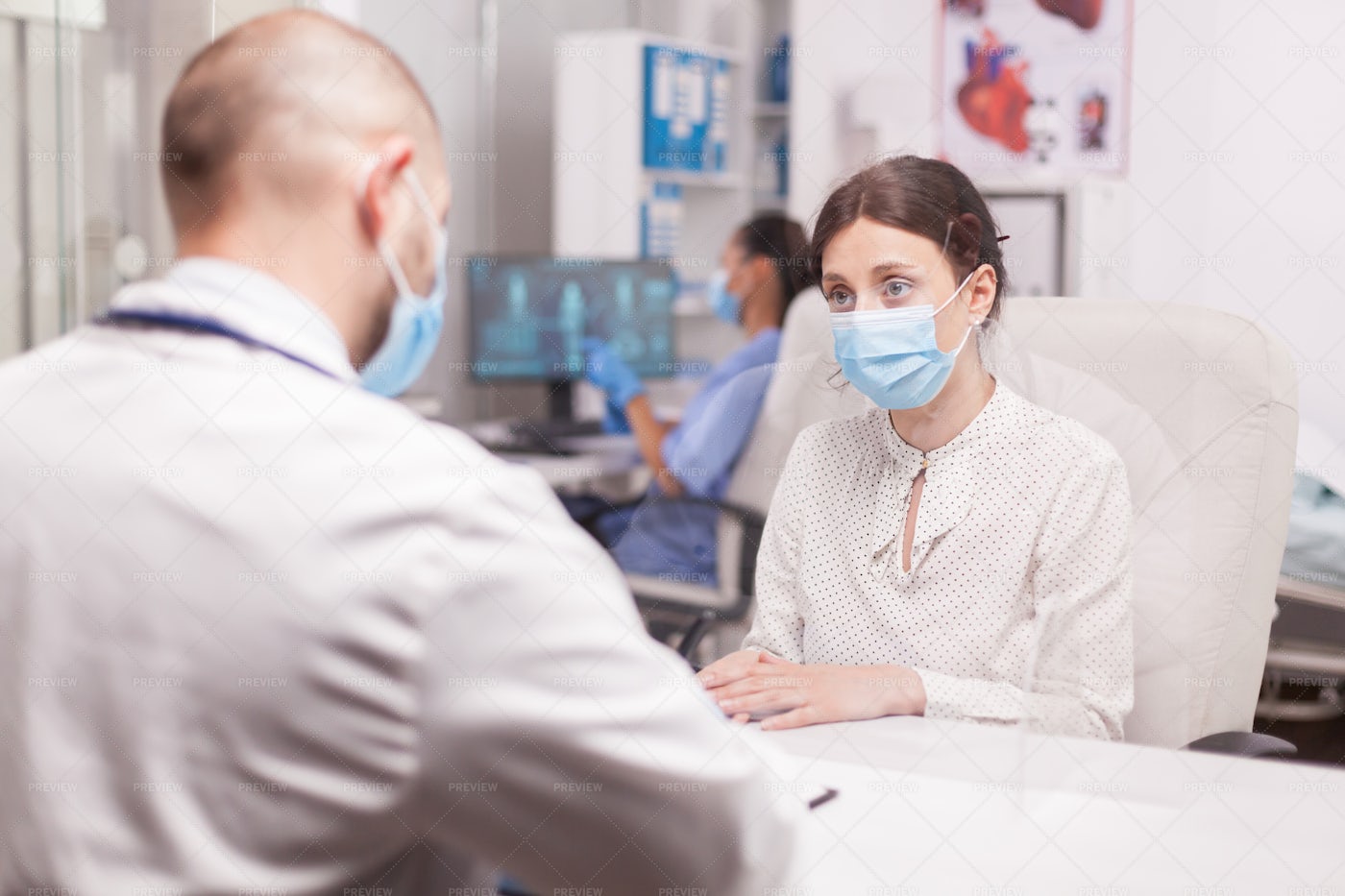 Worried Patient With Doctor: Stock Photos
