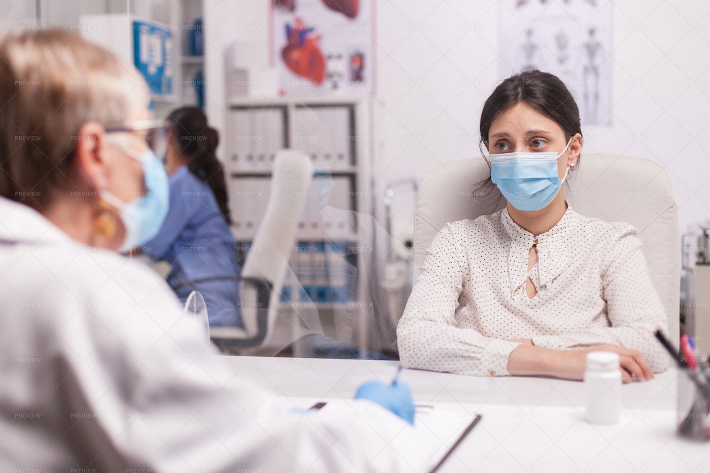 Young Patient With Face Mask: Stock Photos
