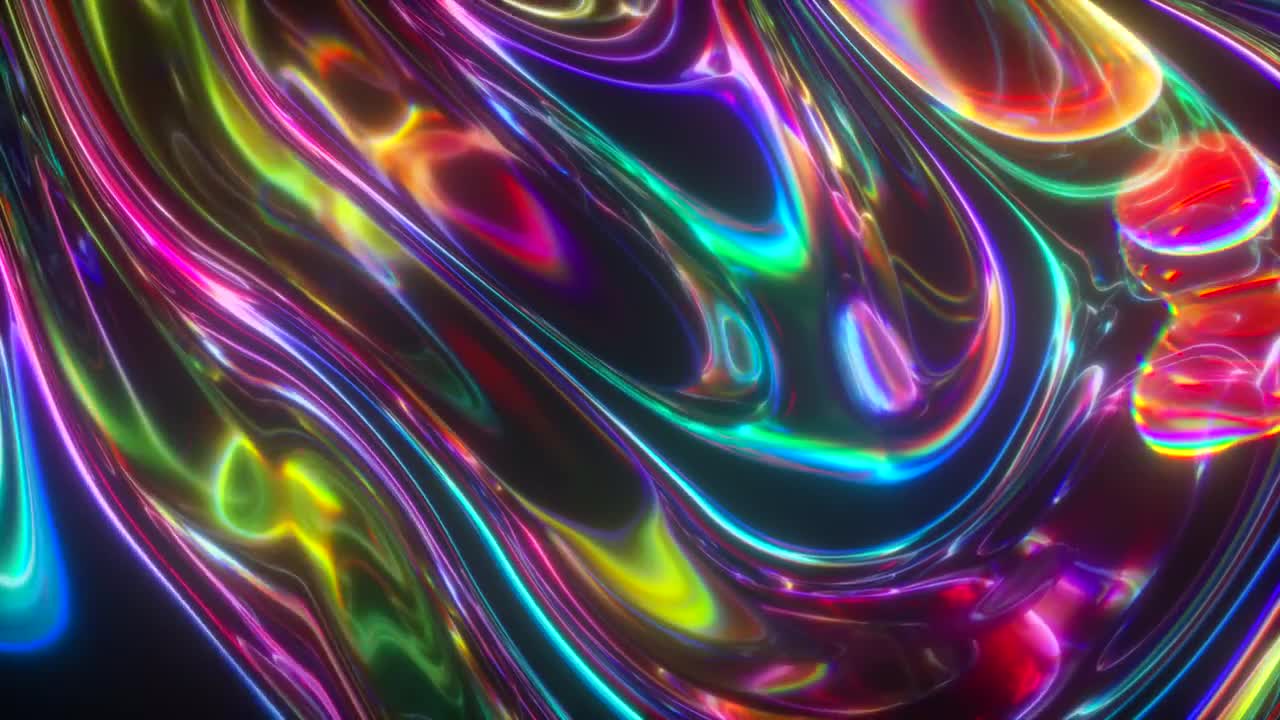 Liquid Rainbow Background Loop - Stock Motion Graphics | Motion Array