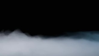 White Fog On Black Background: Stock Footage