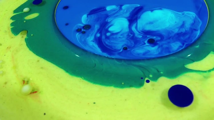 Colorful Paint Texture Design: Stock Video