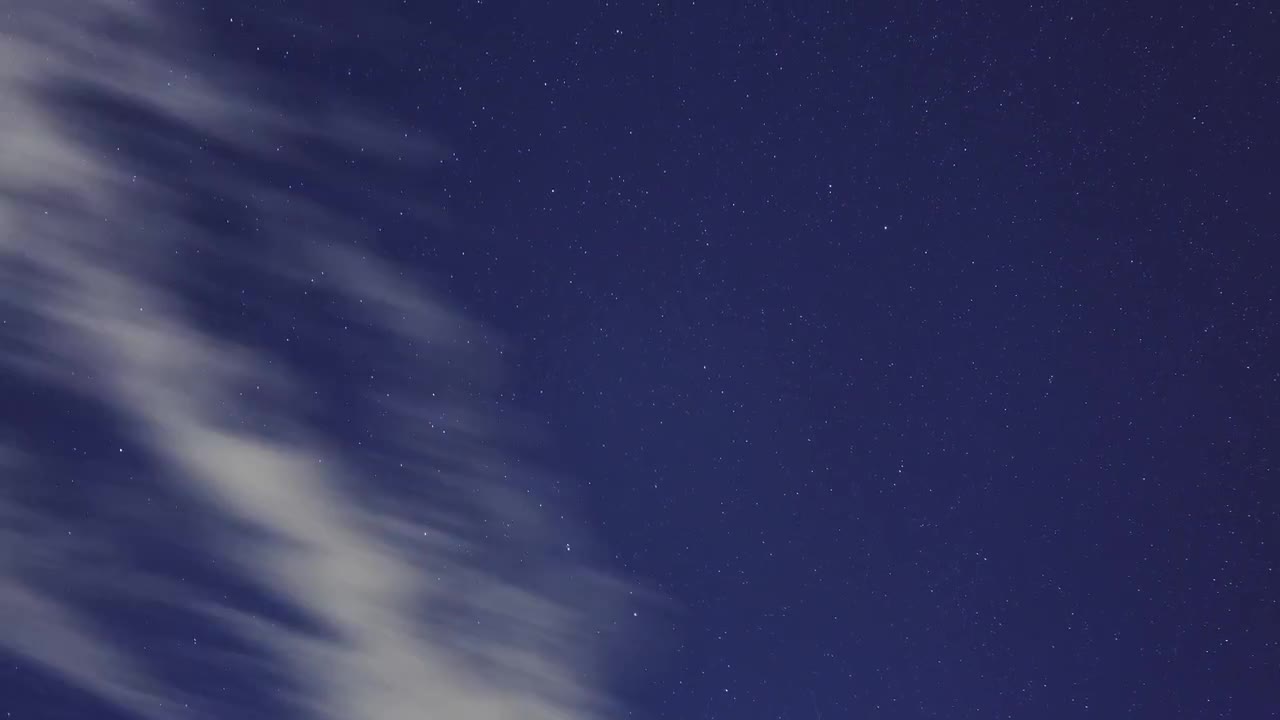 Stars And Clouds Time Lapse - Stock Video | Motion Array