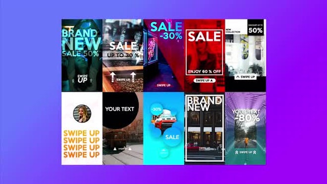 Instagram Stories Promo Pack After Effects Templates