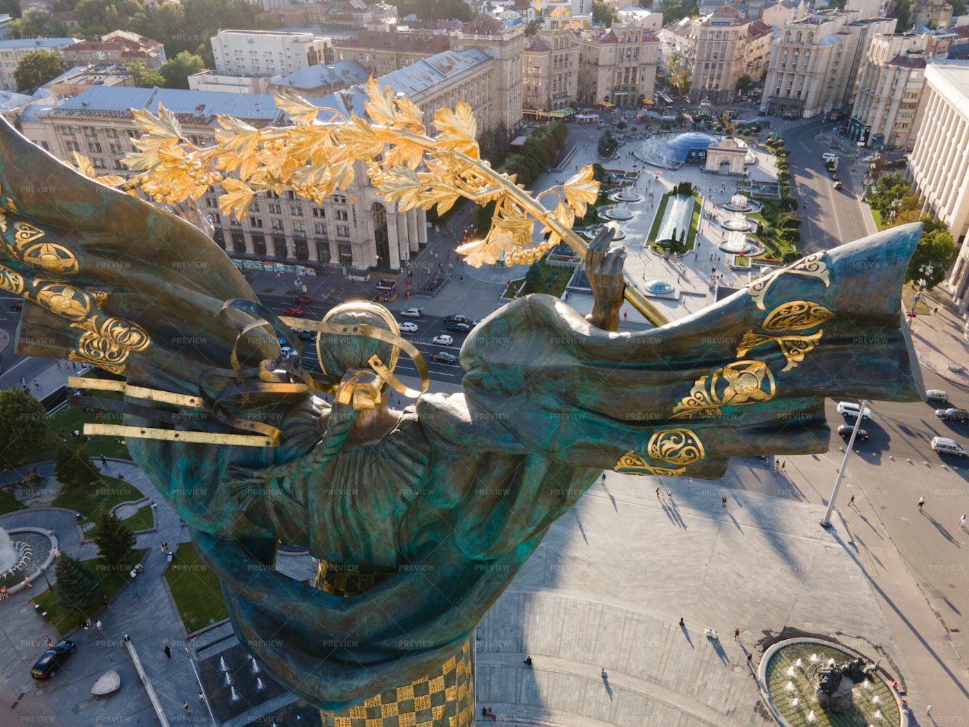 Monument On Independence Square: Stock Photos