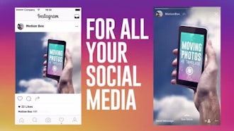 Moving Photos Mobile Mockup: After Effects Templates