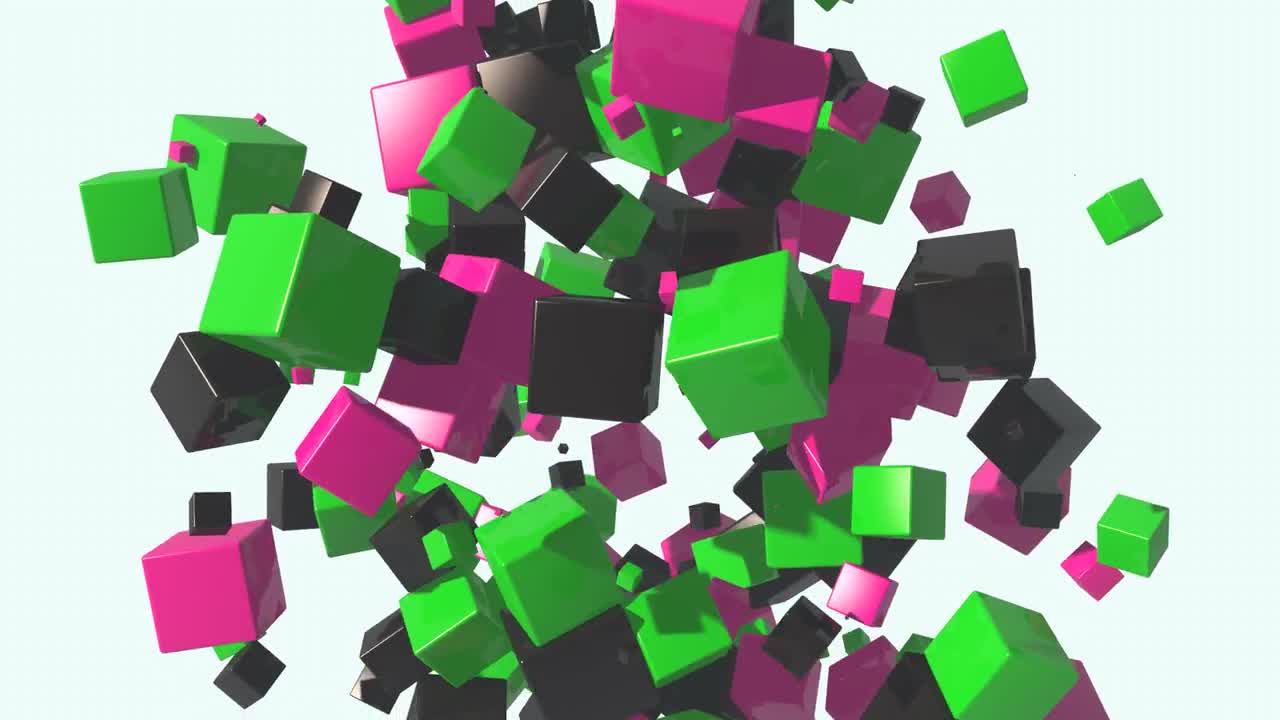 Abstract Boxes Background - Stock Motion Graphics | Motion Array