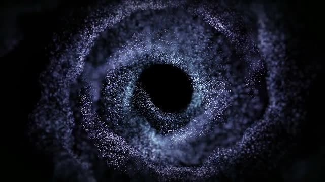 Circular Rotation Of Particles: Stock Motion Graphics