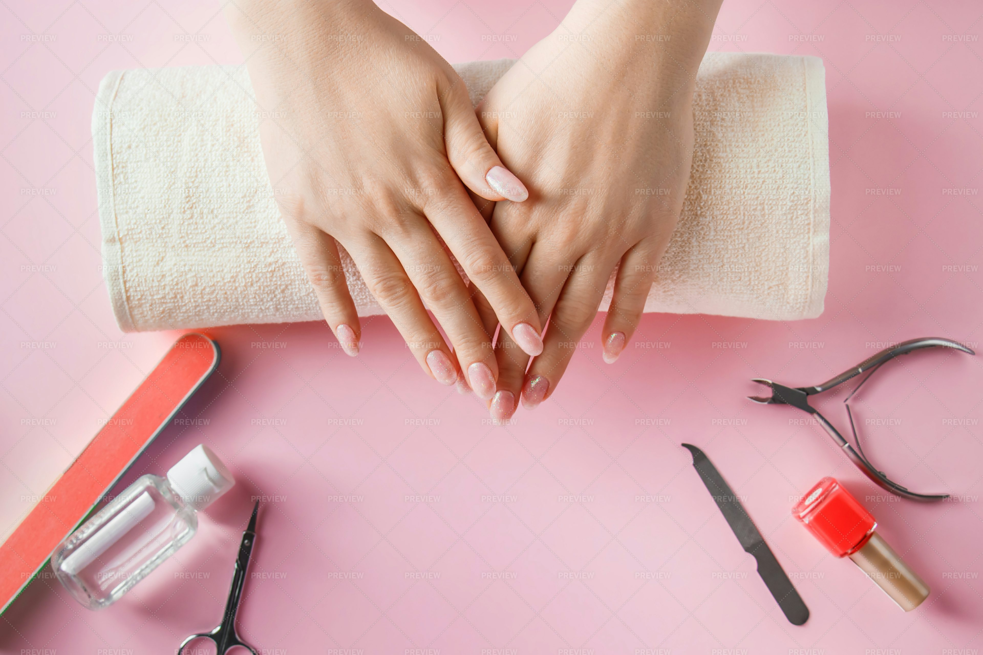 Nail Care Procedure - Stock Photos | Motion Array