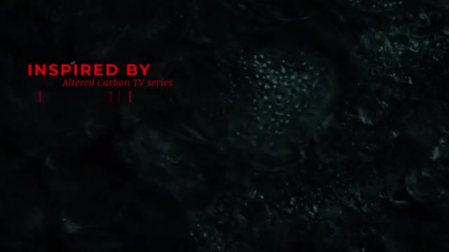 Altered Carbon Titles: After Effects Templates