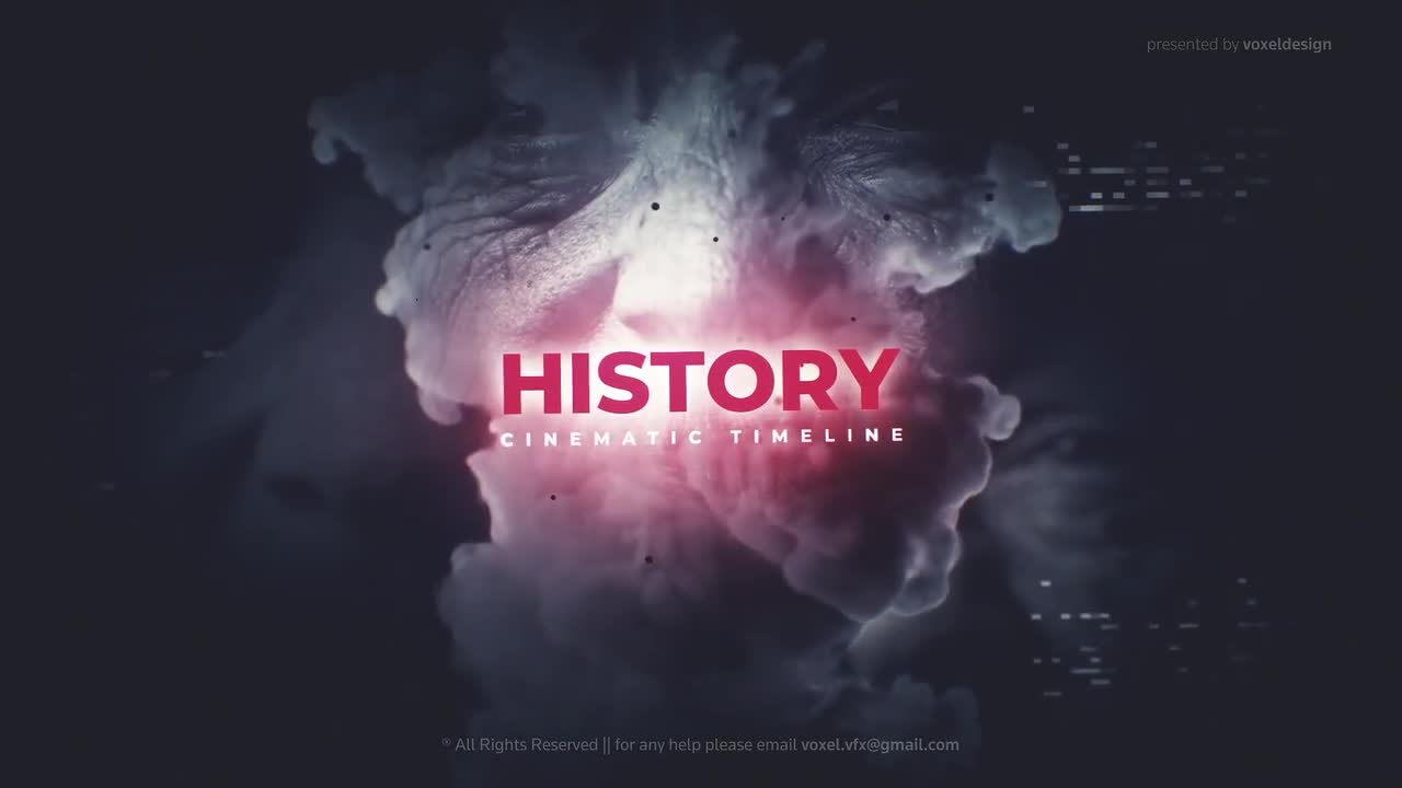 history after effects template free download