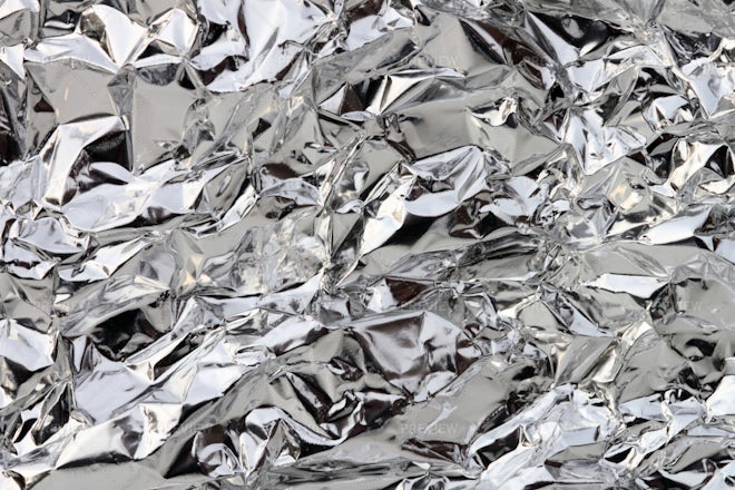 Red Aluminum Foil Crumpled Stock Photo 28298182