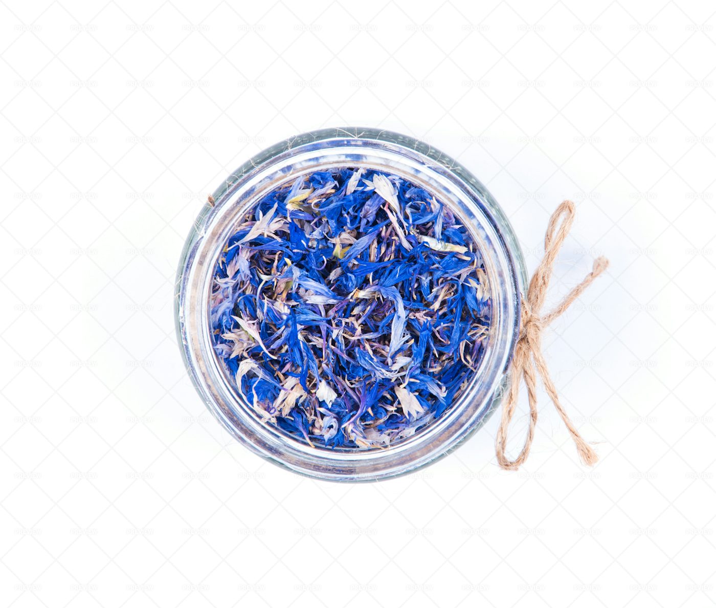 Blue Dried Petals: Stock Photos
