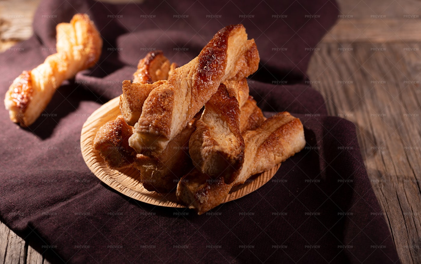 Spanish Shortcrust Pastries: Stock Photos